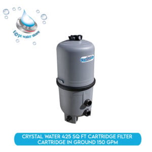 Crystal Water 425 Sq Ft Cartridge Filter Cartridge In Ground 150 GPM
