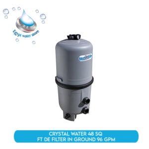 Crystal Water 48 Sq Ft DE Filter In Ground 96 GPM